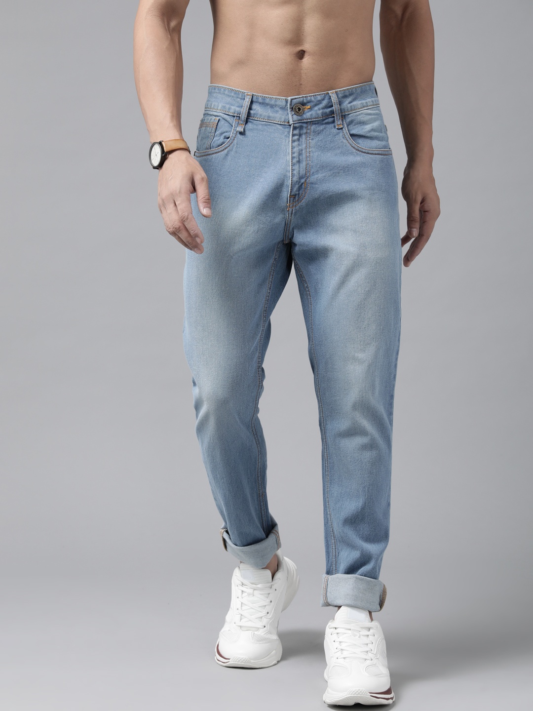 

Roadster Men Blue Skinny Fit Light Fade Stretchable Jeans