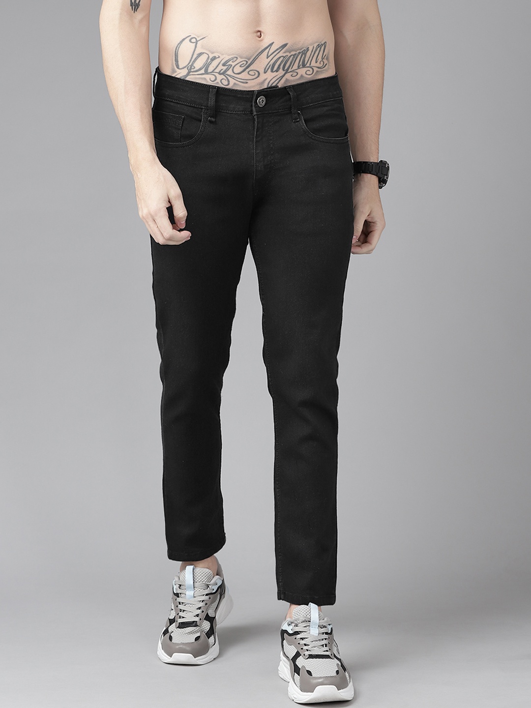 

Roadster Men Black Skinny Fit Stretchable Jeans