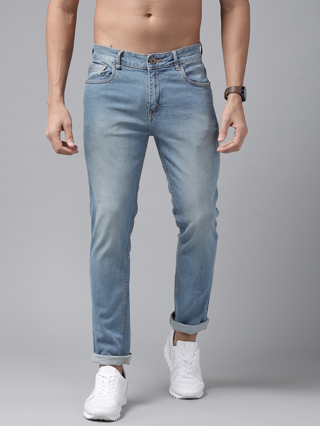 

Roadster Men Blue Skinny Fit Light Fade Stretchable Jeans