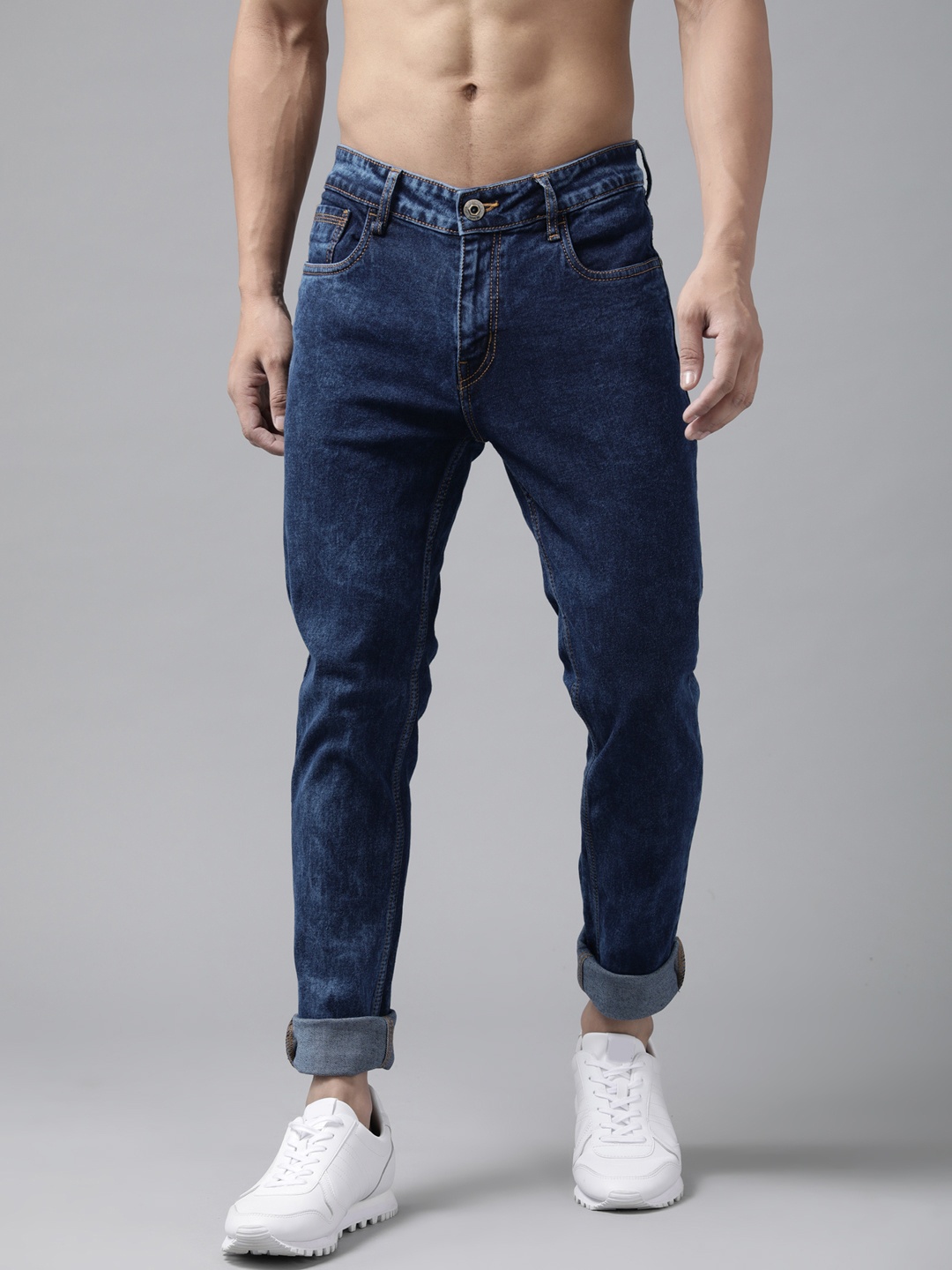 

Roadster Men Blue Skinny Fit Light Fade Stretchable Jeans