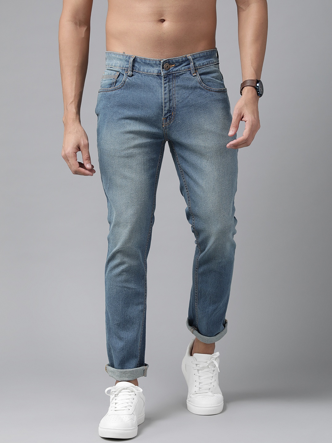 

Roadster Men Blue Skinny Fit Light Fade Stretchable Jeans