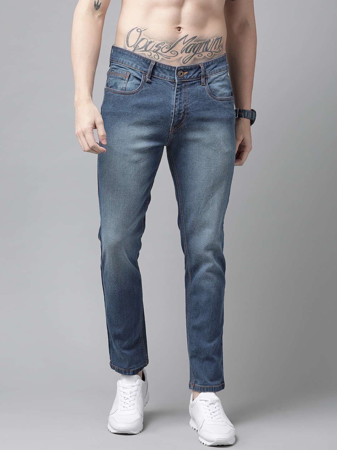 

Roadster Men Blue Skinny Fit Light Fade Stretchable Jeans