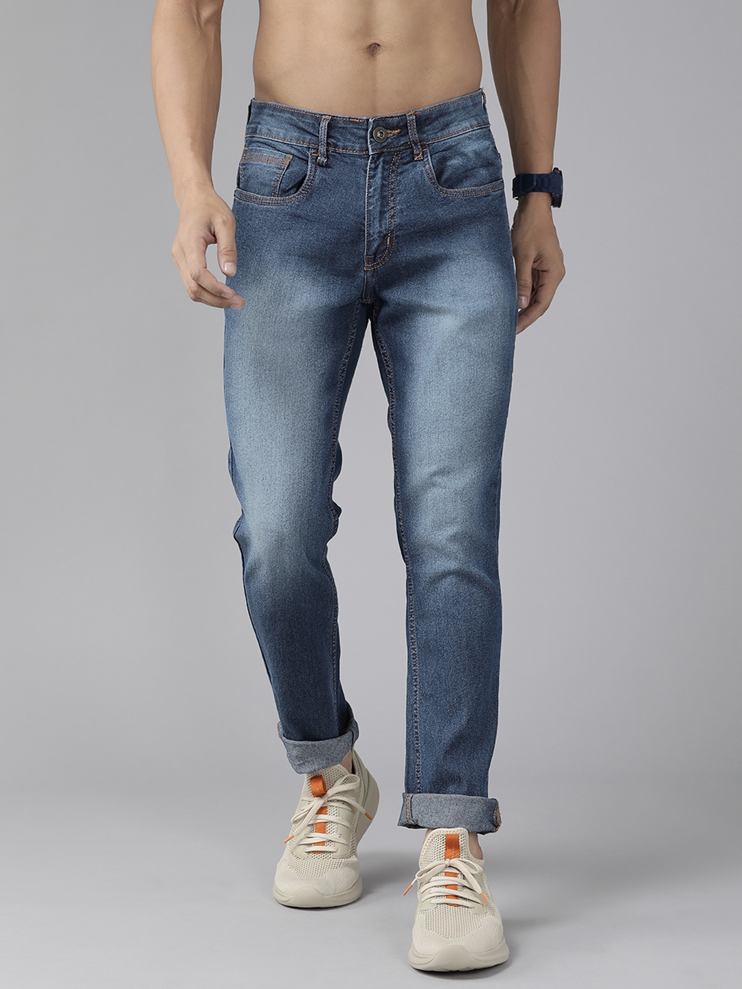 

Roadster Men Blue Skinny Fit Heavy Fade Stretchable Jeans