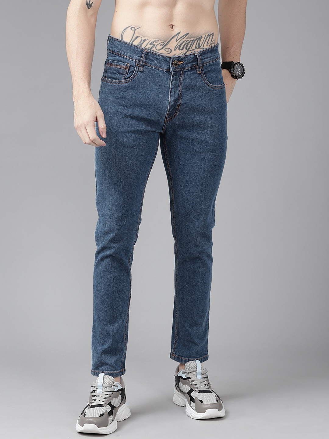 

Roadster Men Blue Skinny Fit Stretchable Jeans
