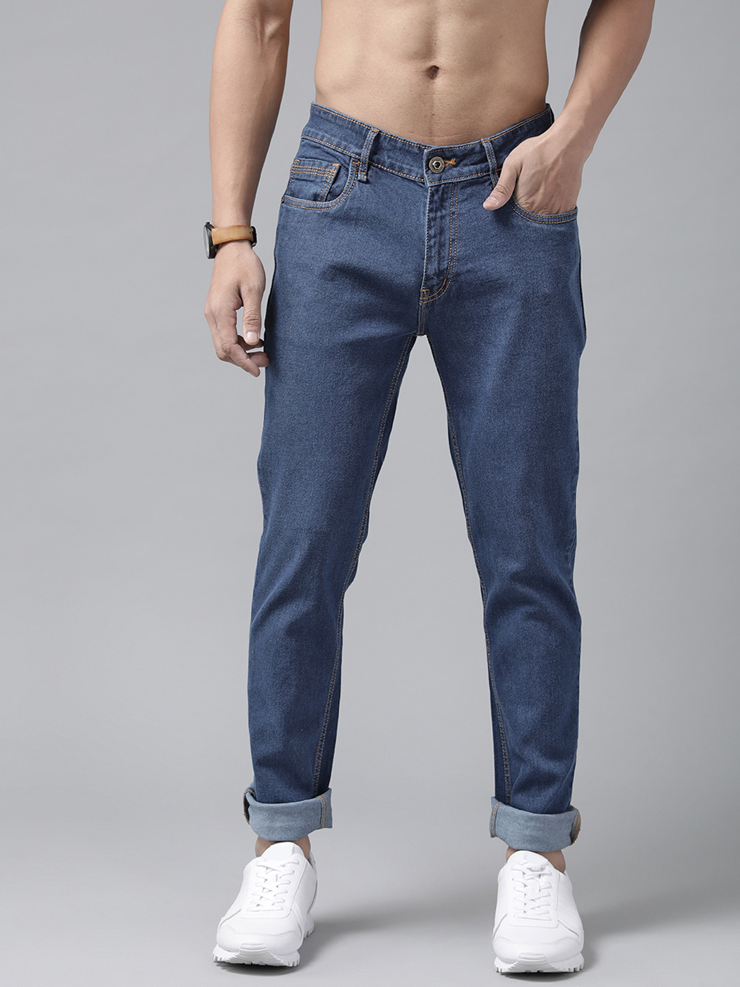 

Roadster Men Blue Skinny Fit Stretchable Jeans