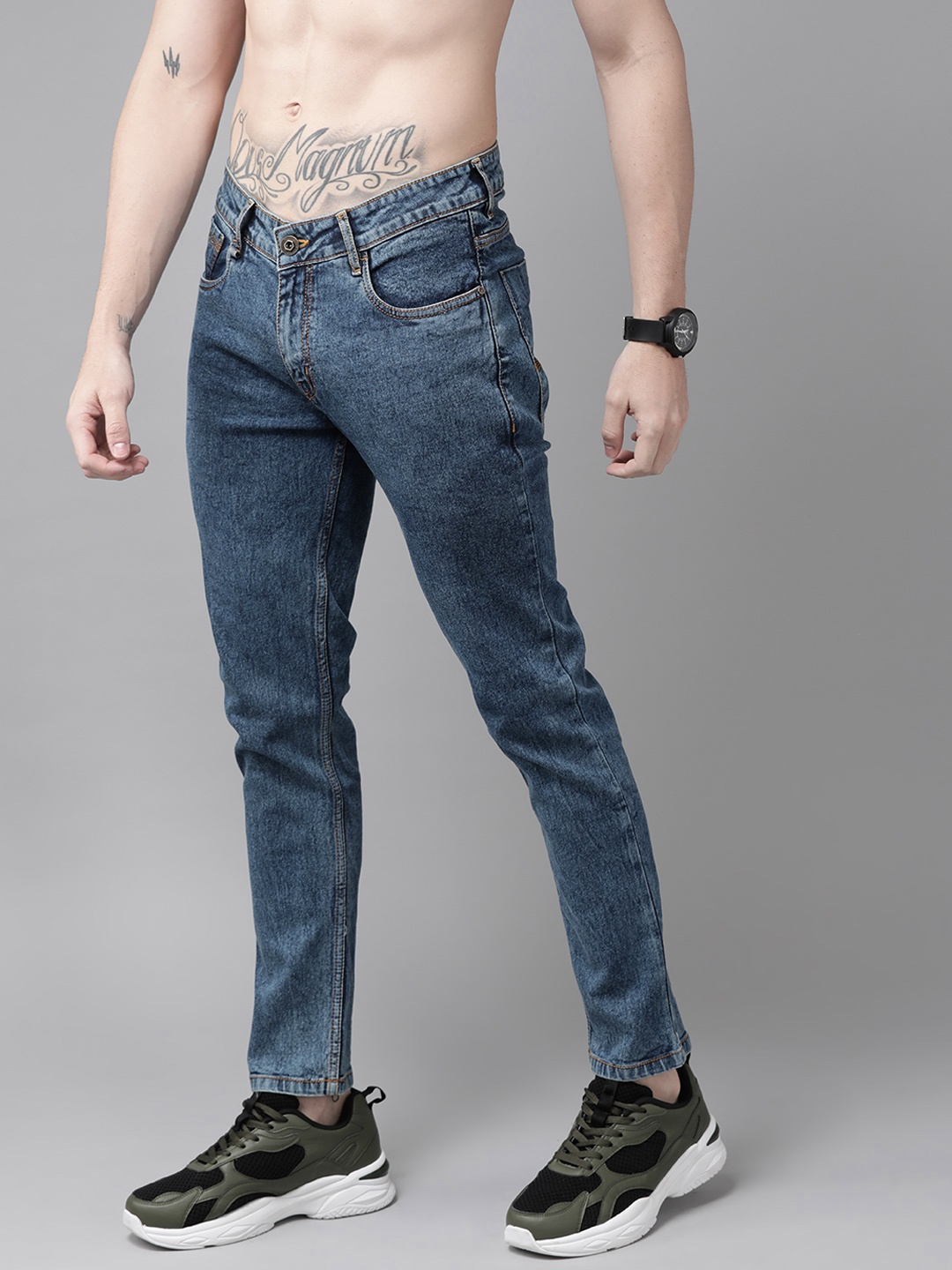 

Roadster Men Blue Skinny Fit Stretchable Jeans
