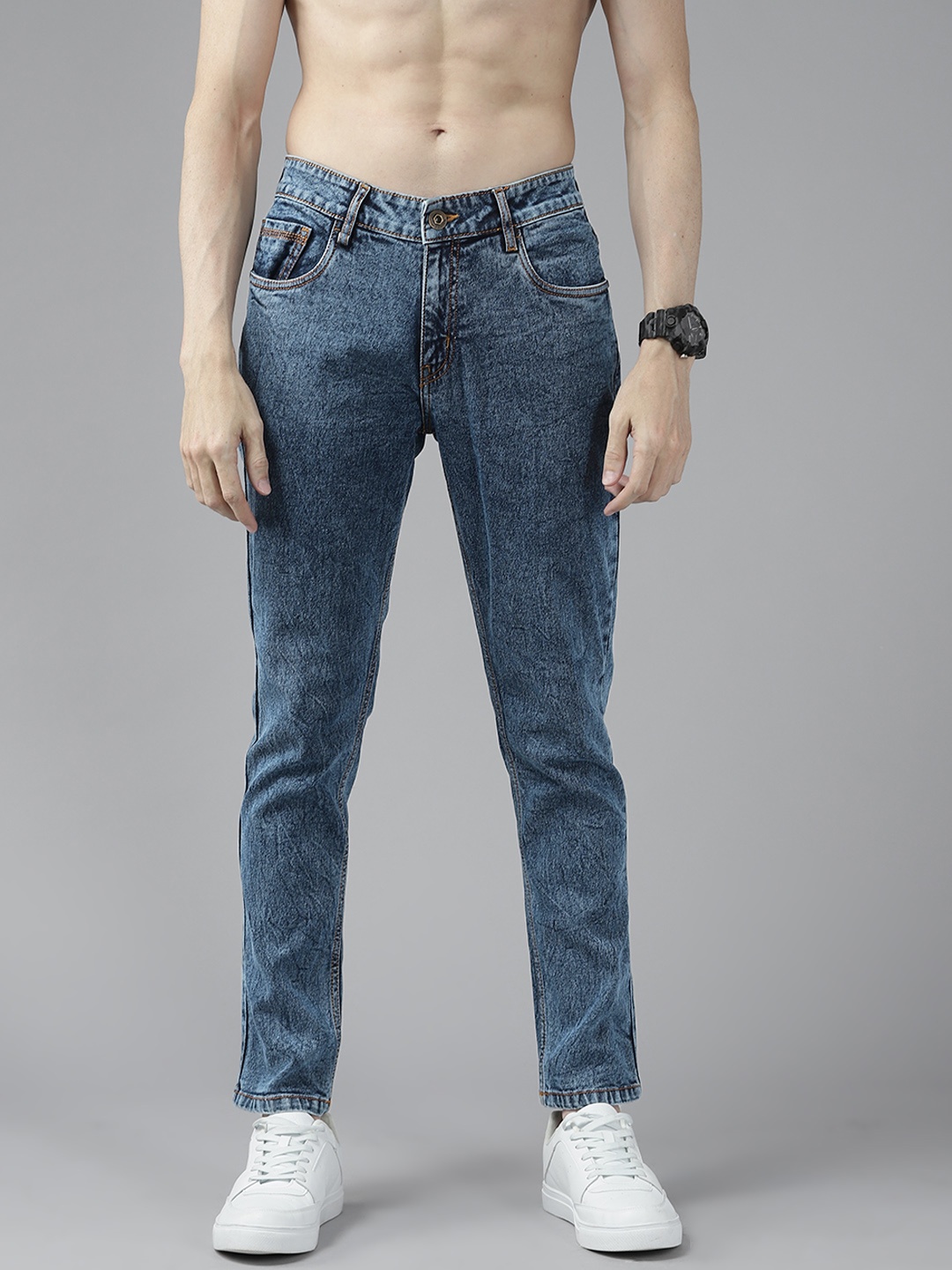 

Roadster Men Blue Skinny Fit Stretchable Jeans