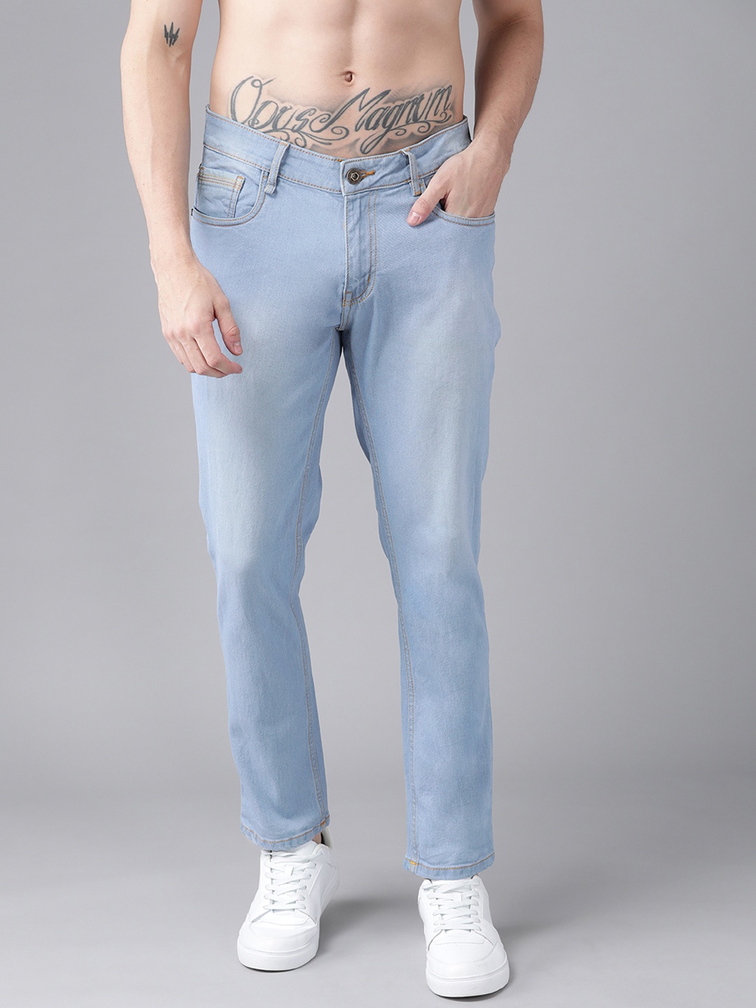 

Roadster Men Blue Skinny Fit Light Fade Stretchable Jeans