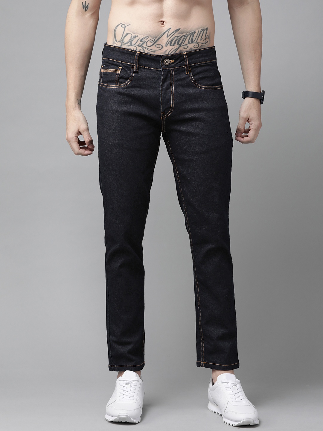 

Roadster Men Navy Blue Skinny Fit Stretchable Jeans