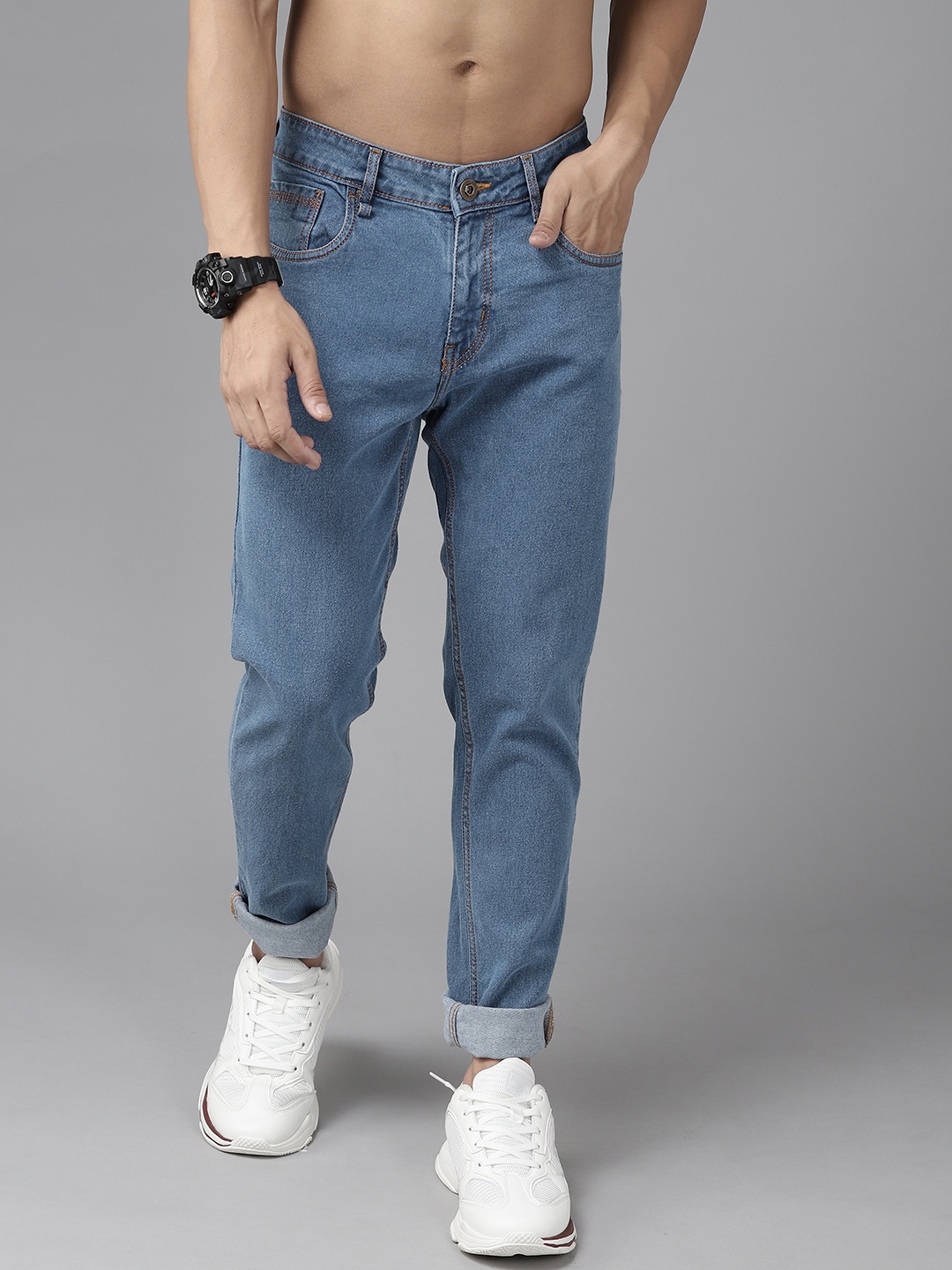 

Roadster Men Blue Skinny Fit Stretchable Jeans