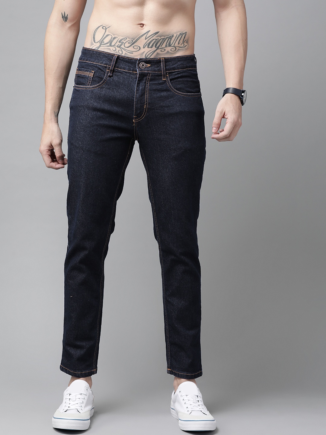 

Roadster Men Navy Blue Skinny Fit Jeans