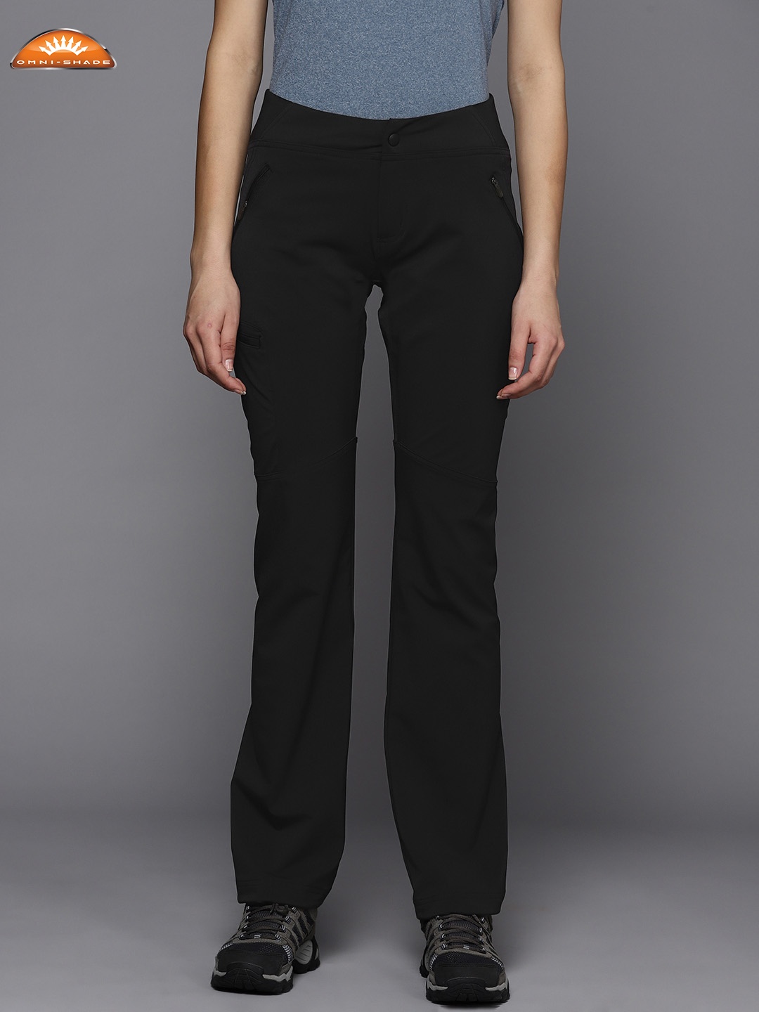 

Columbia Women Black Slim Fit Trousers