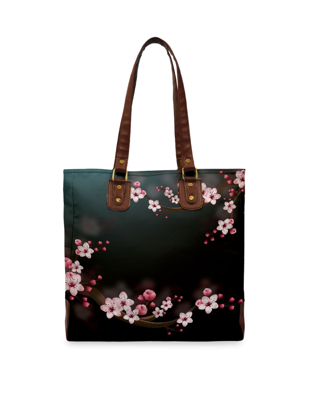 

Crazy Corner Grey Floral Printed Structured Shoulder Bag