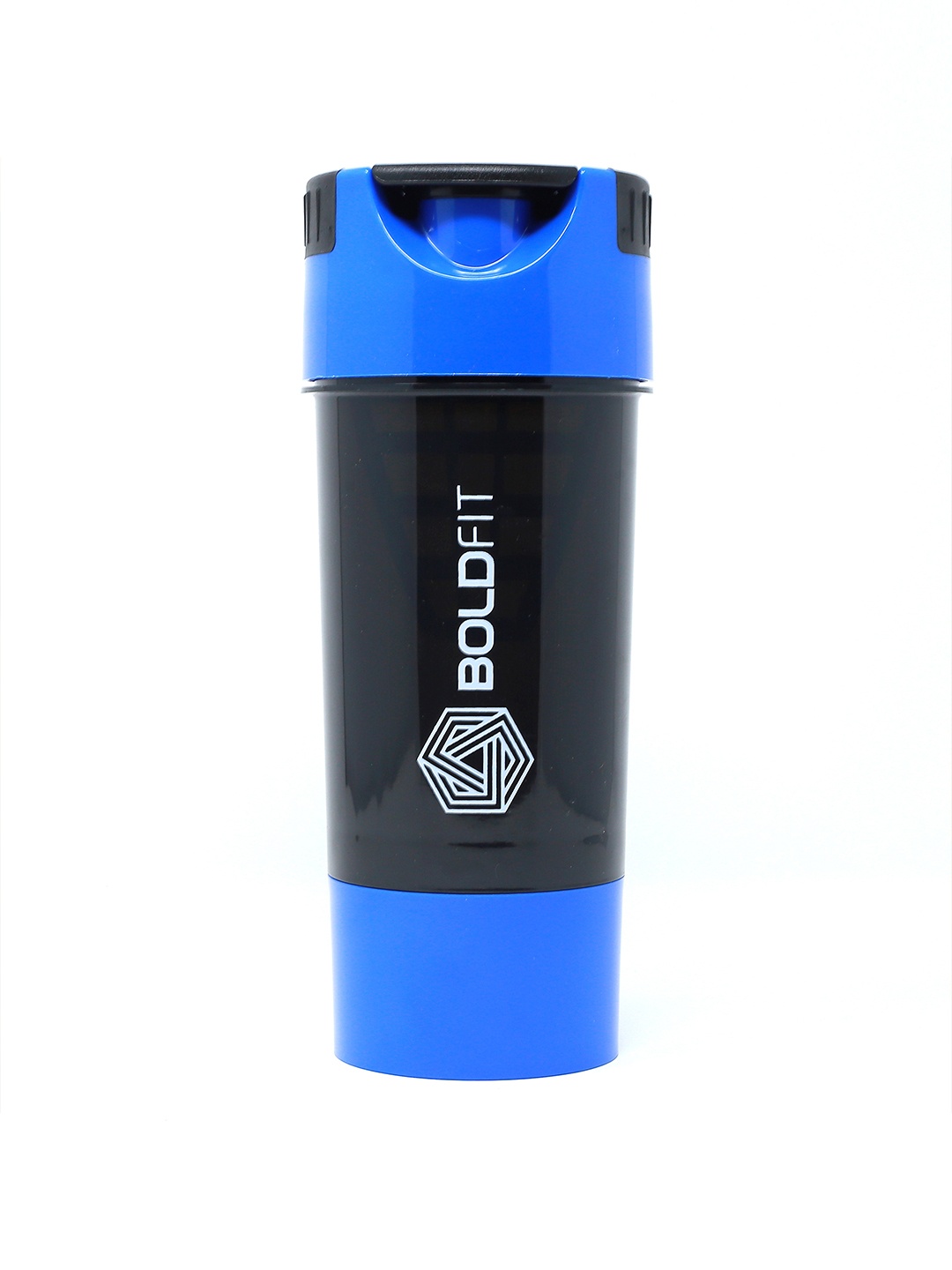 

BOLDFIT Unisex Blue & Black Protein Shake Sipper Bottle 500ml
