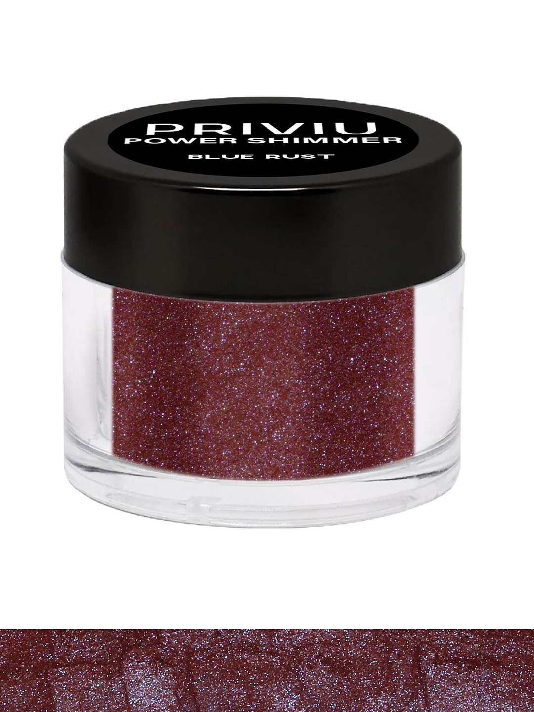 

PRIVIU Power Shimmer Full Coverage Illuminator Highlighter for Eyes & Face - Blue Rust 12