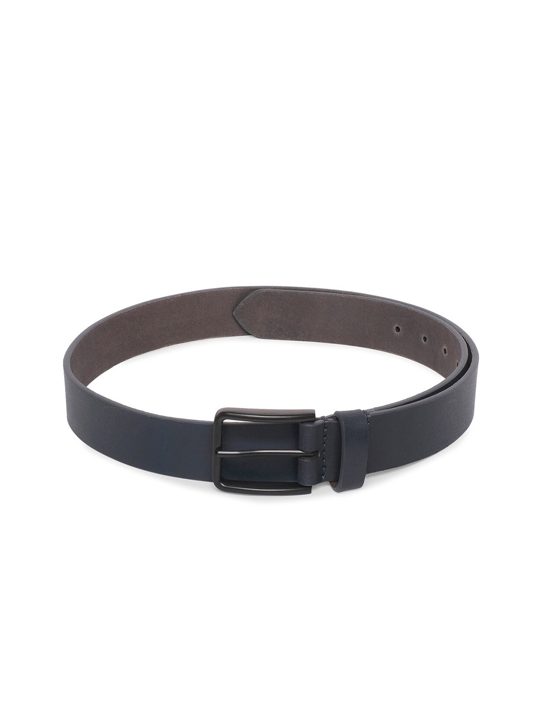 

Belwaba Men Navy Blue Leather Formal Belt