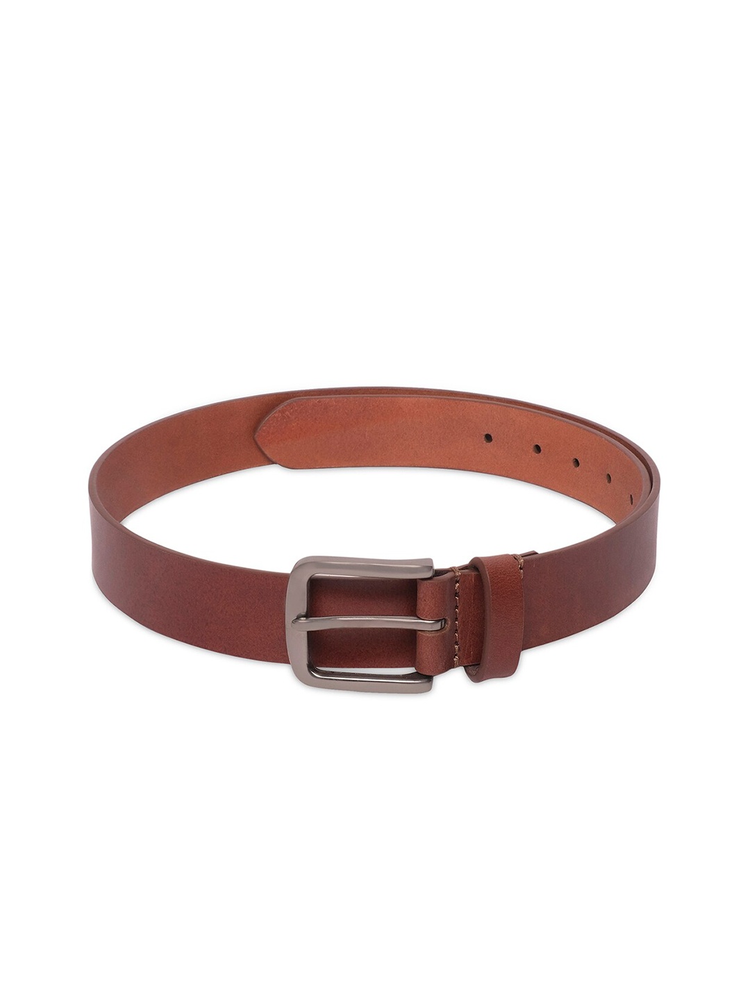 

Belwaba Men Tan Brown Leather Formal Belt