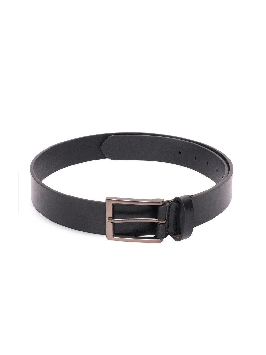 

Belwaba Men Black Leather Belt