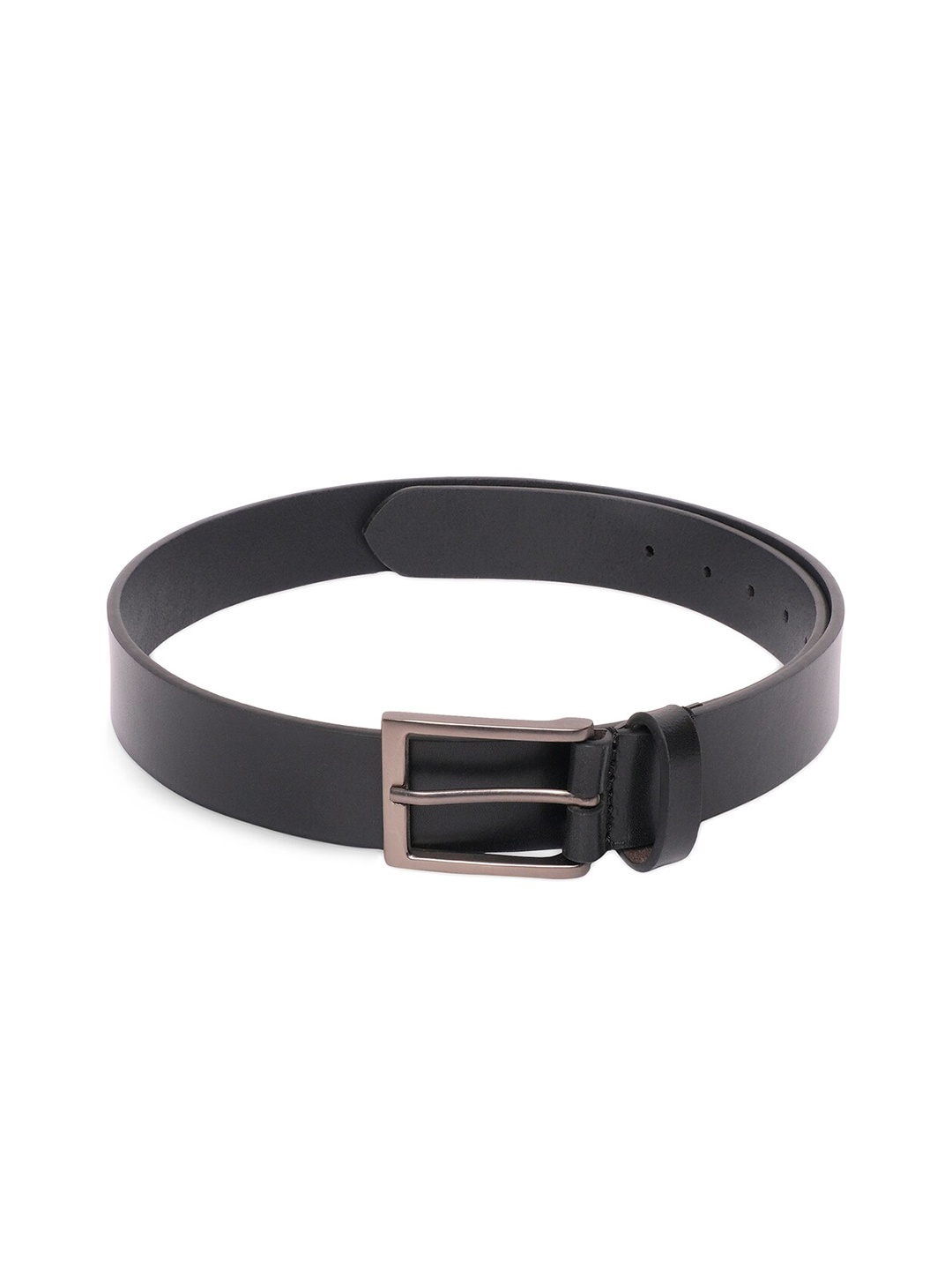 

Belwaba Men Black Leather Belt