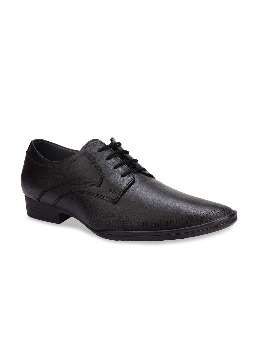 

Regal Men Black Leather Derbys