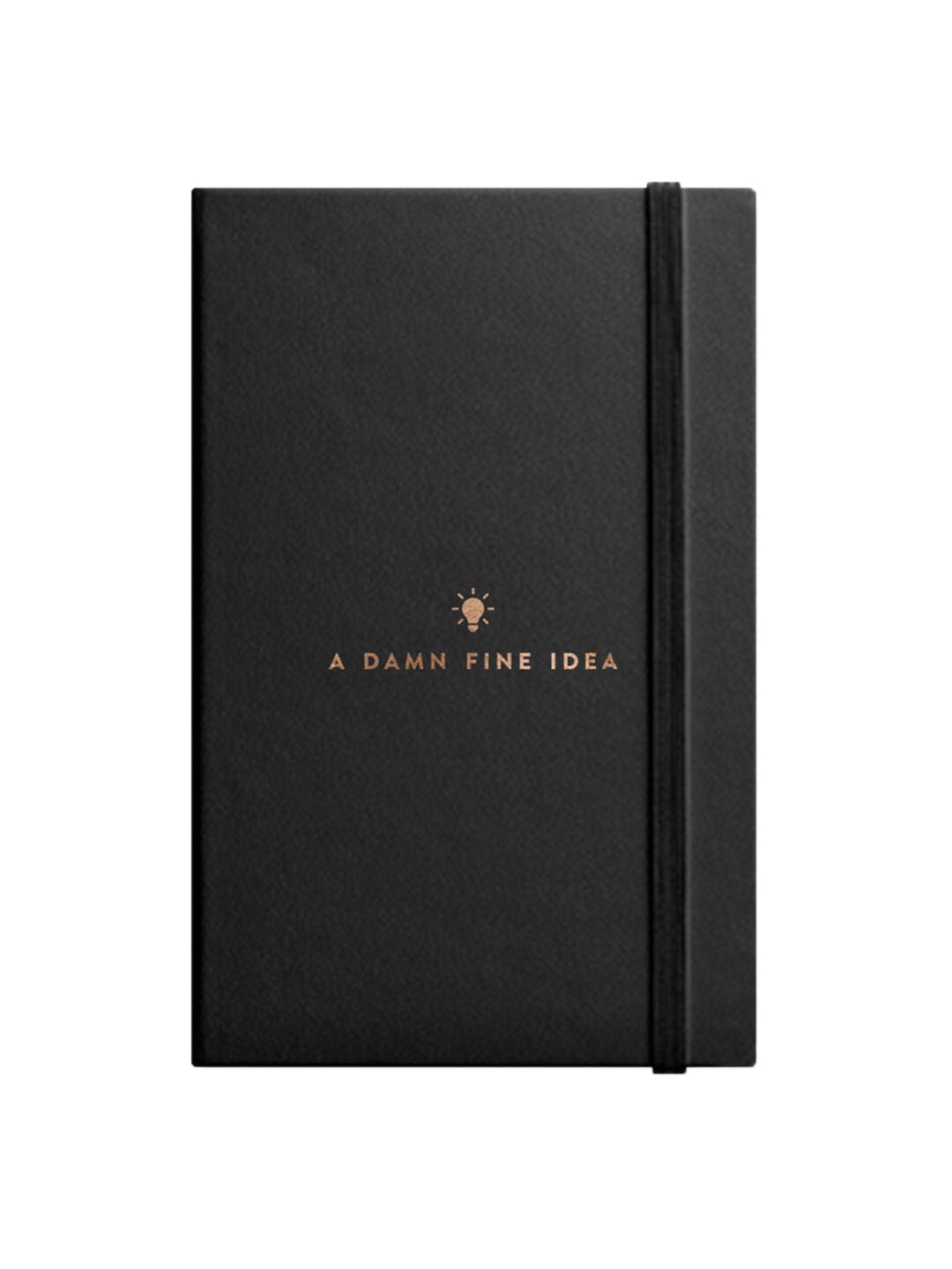 

The Art People Black Idea Journal With Elastic Band