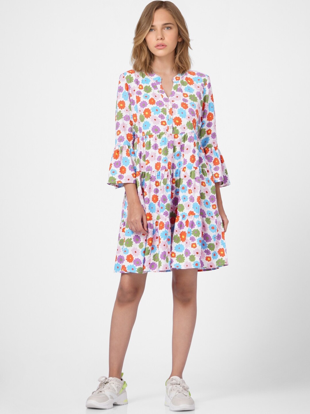 

ONLY Women Multicoloured Floral Printed Dress, Multi