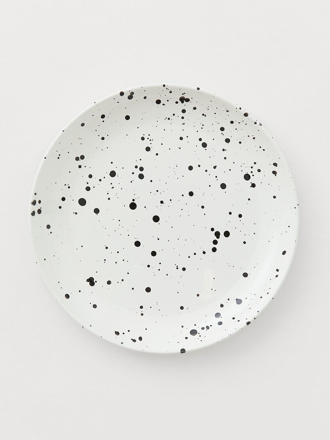 

H&M White Patterned Metal Plate