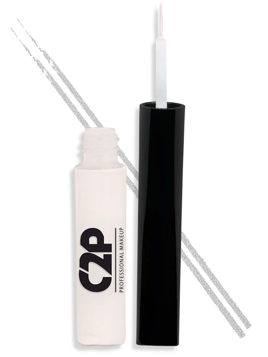 C2P PROFESSIONAL MAKEUP Frame Me Metallic Colors Eyeliner - Silver 01