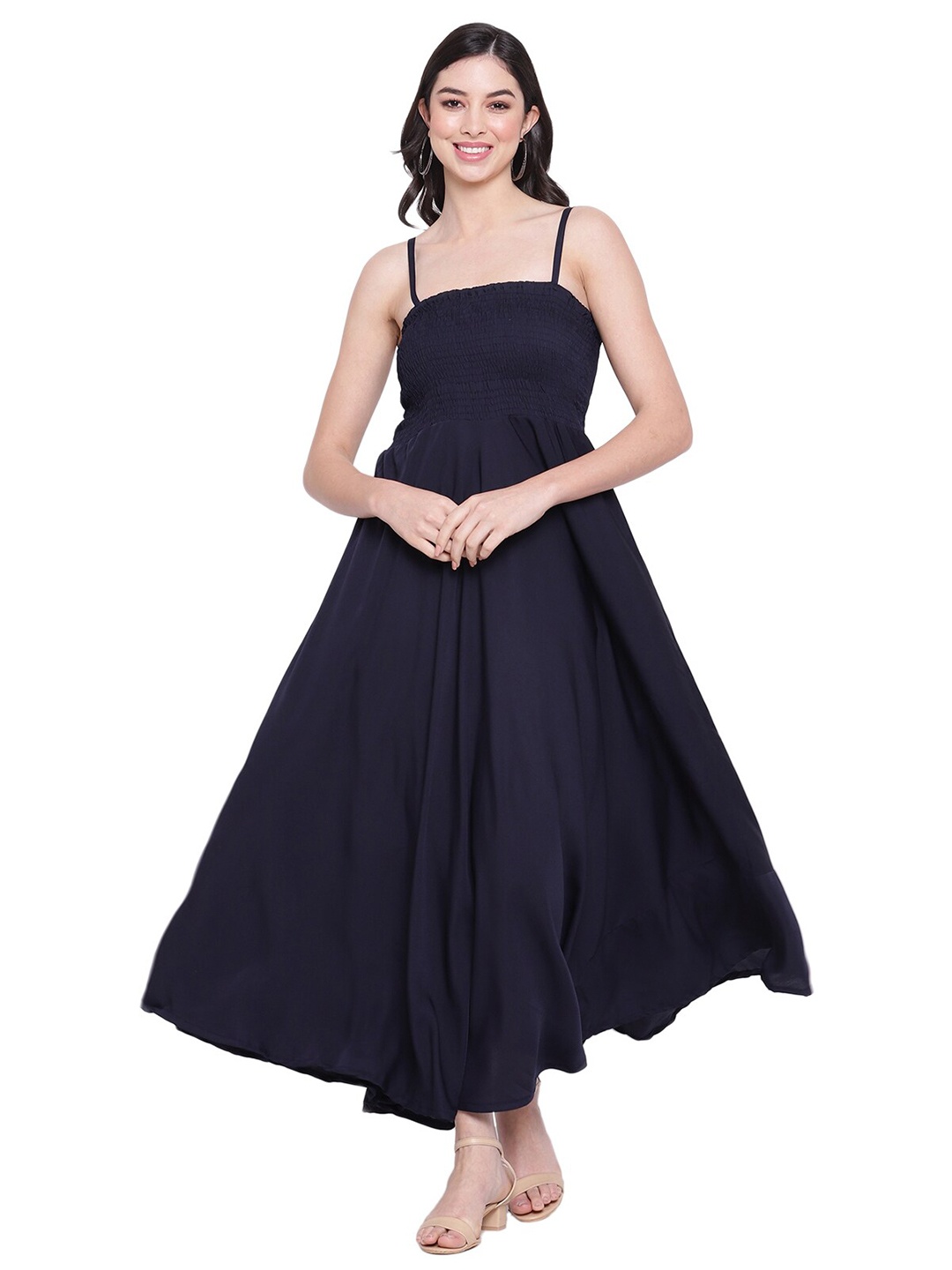 

Aawari Navy Blue Maxi Dress