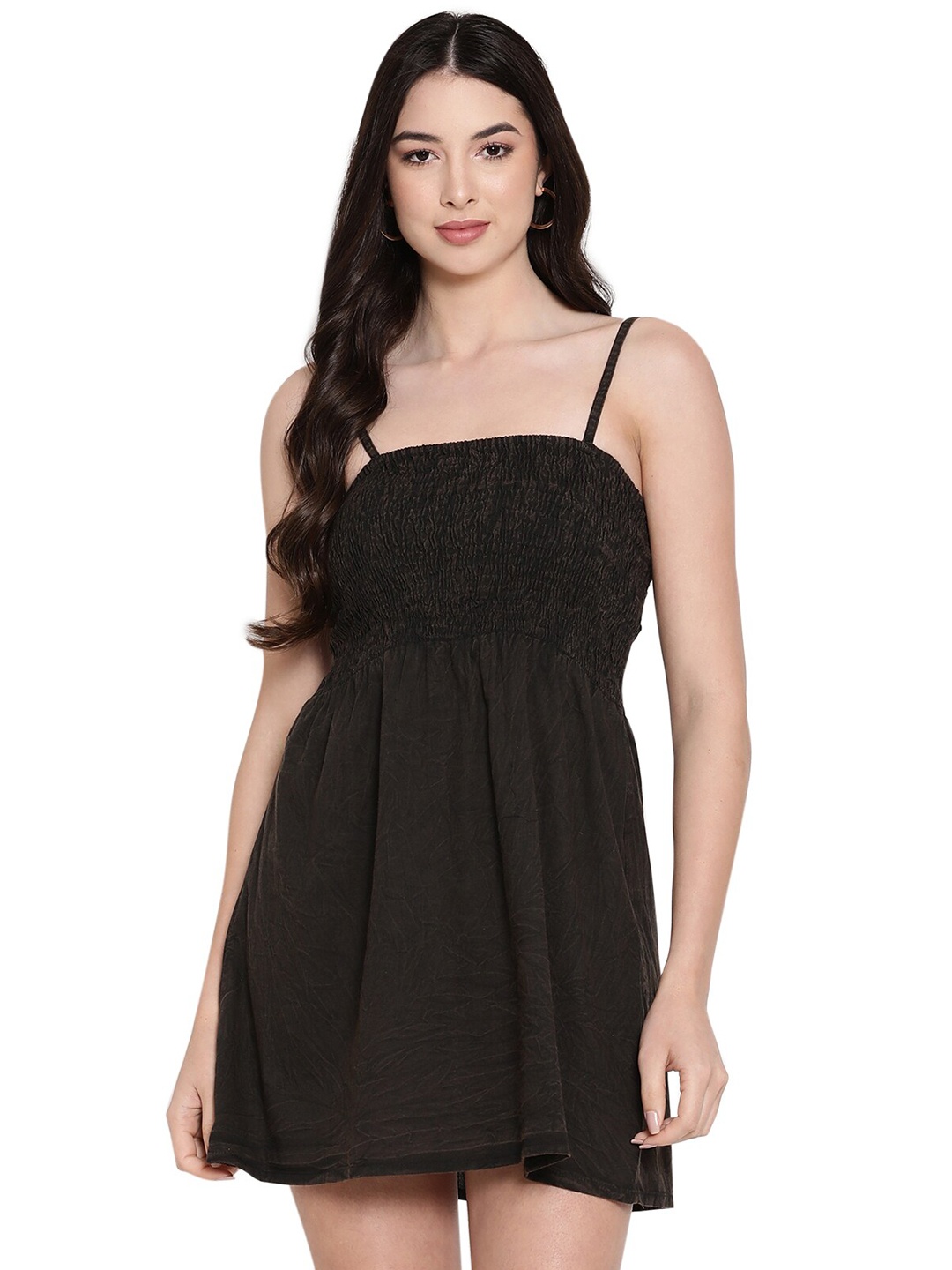 

Aawari Black Mini Dress