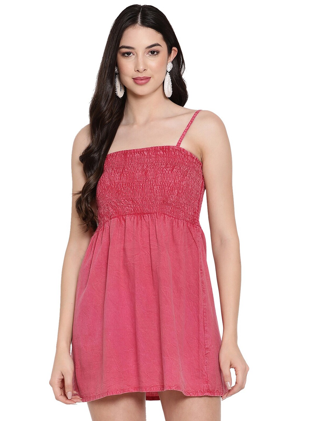 

Aawari Pink Mini Dress
