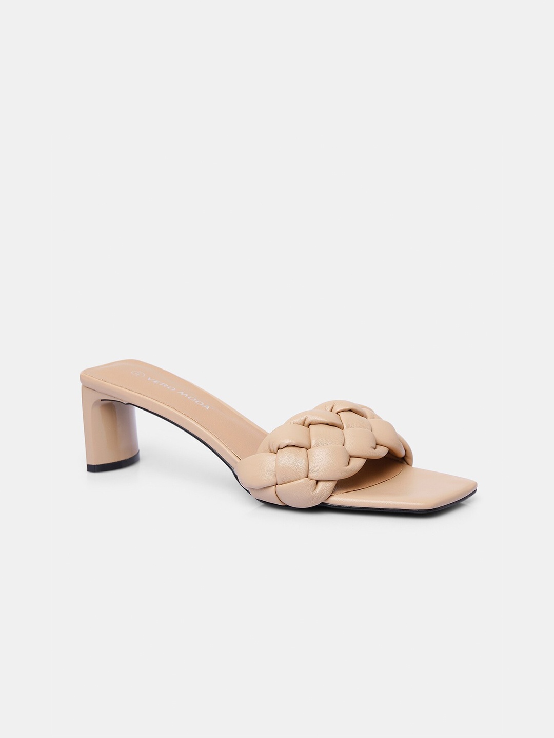 

Vero Moda Women Gold-Toned Block Heels