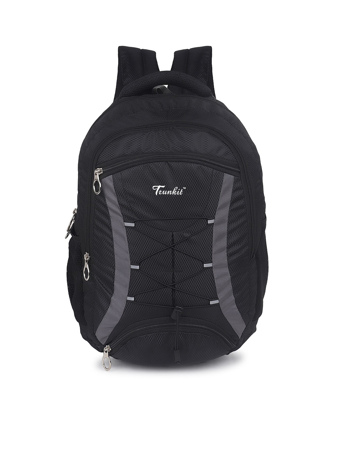 

TRUNKIT Unisex Black & Grey 15 Inch Laptop Backpack