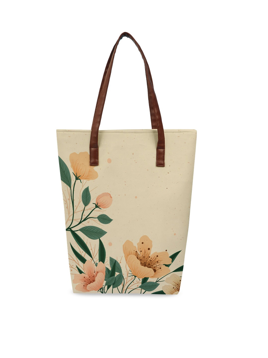 

Crazy Corner Beige Structured Tote Bag