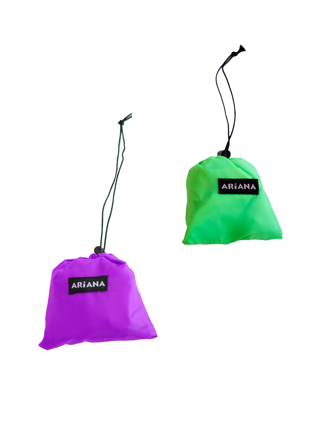 

Ariana Pack Of 2 Lightweight Shopping Travel Pouch, Purple