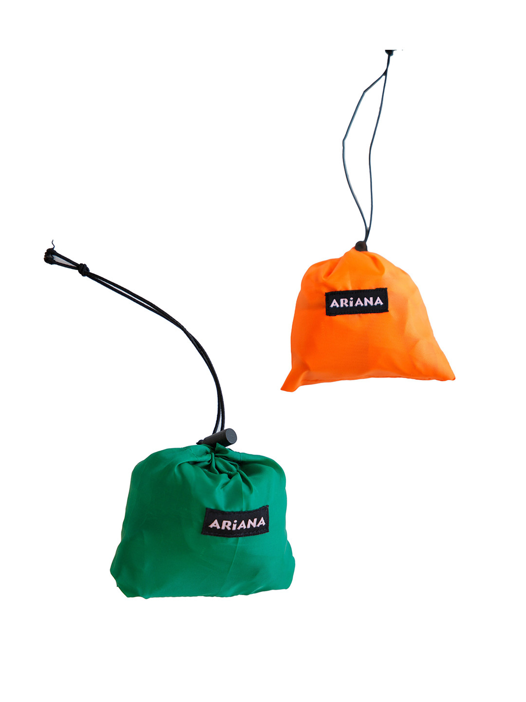 

Ariana Pack Of 2 Lightweight Shopping Travel Pouch, Orange