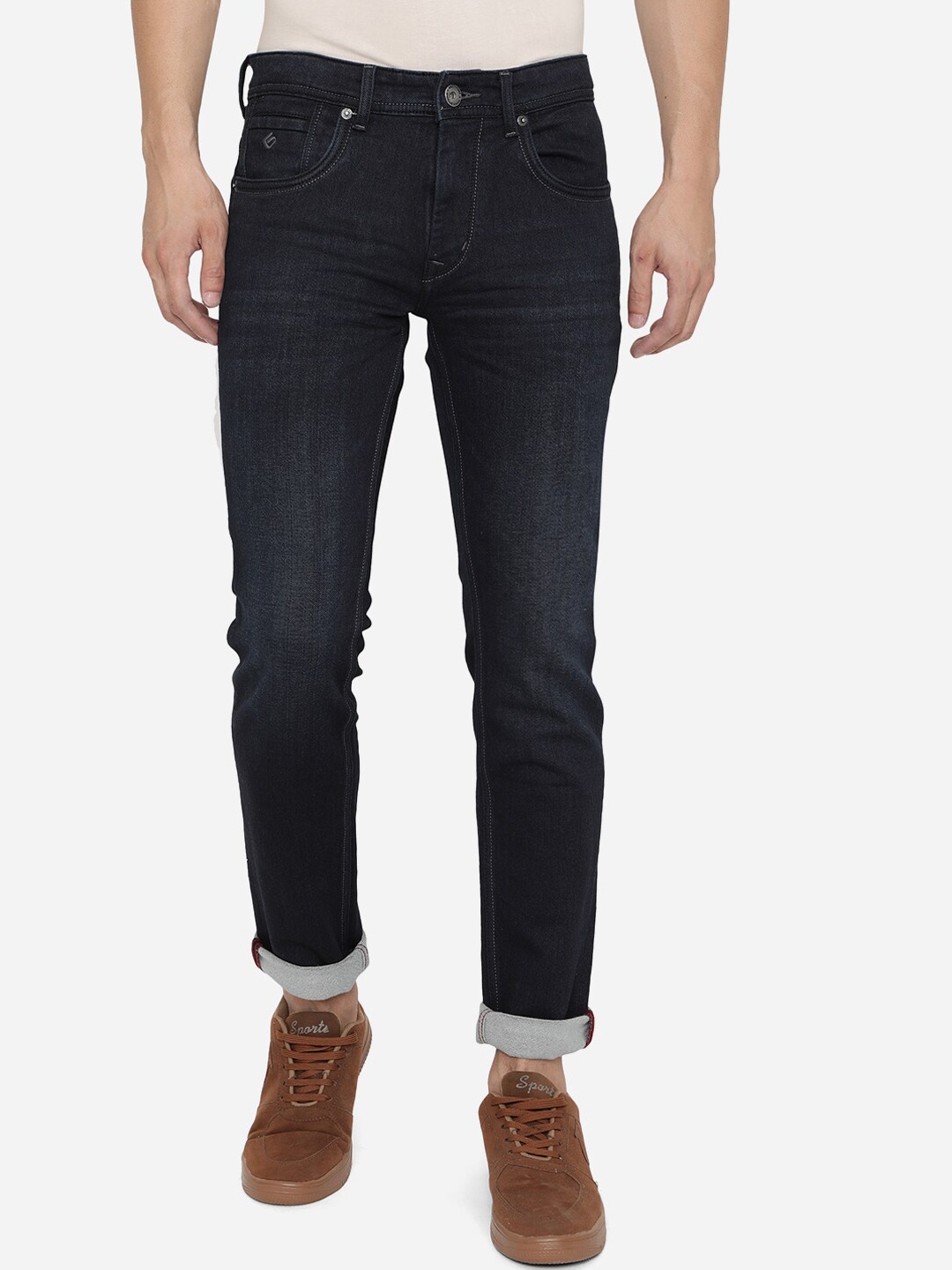 

Greenfibre Men Blue Slim Fit Light Fade Stretchable Jeans