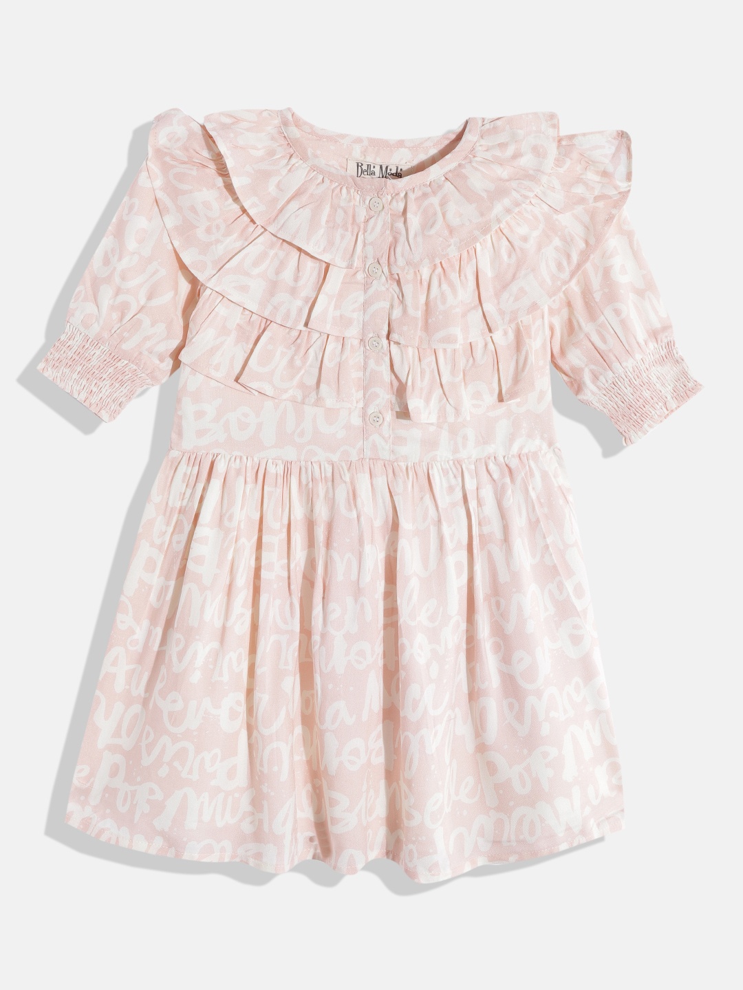 

Bella Moda Pink Pure Cotton Dress