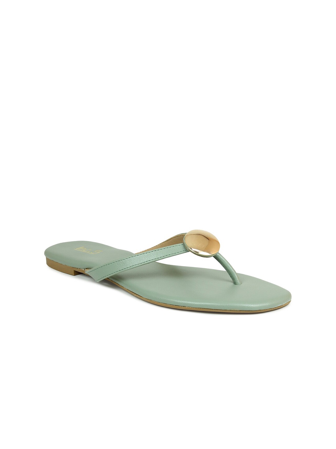 

Inc 5 Women Open Toe Flats, Green