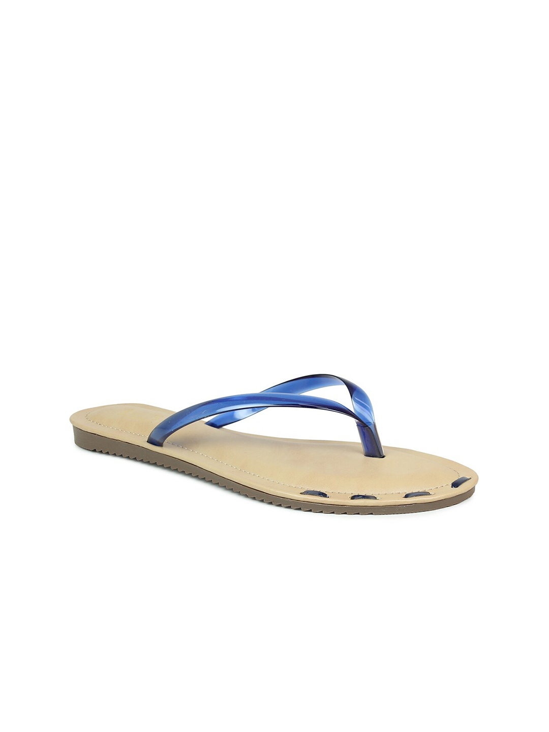 

Inc 5 Women Blue T-Strap Flats