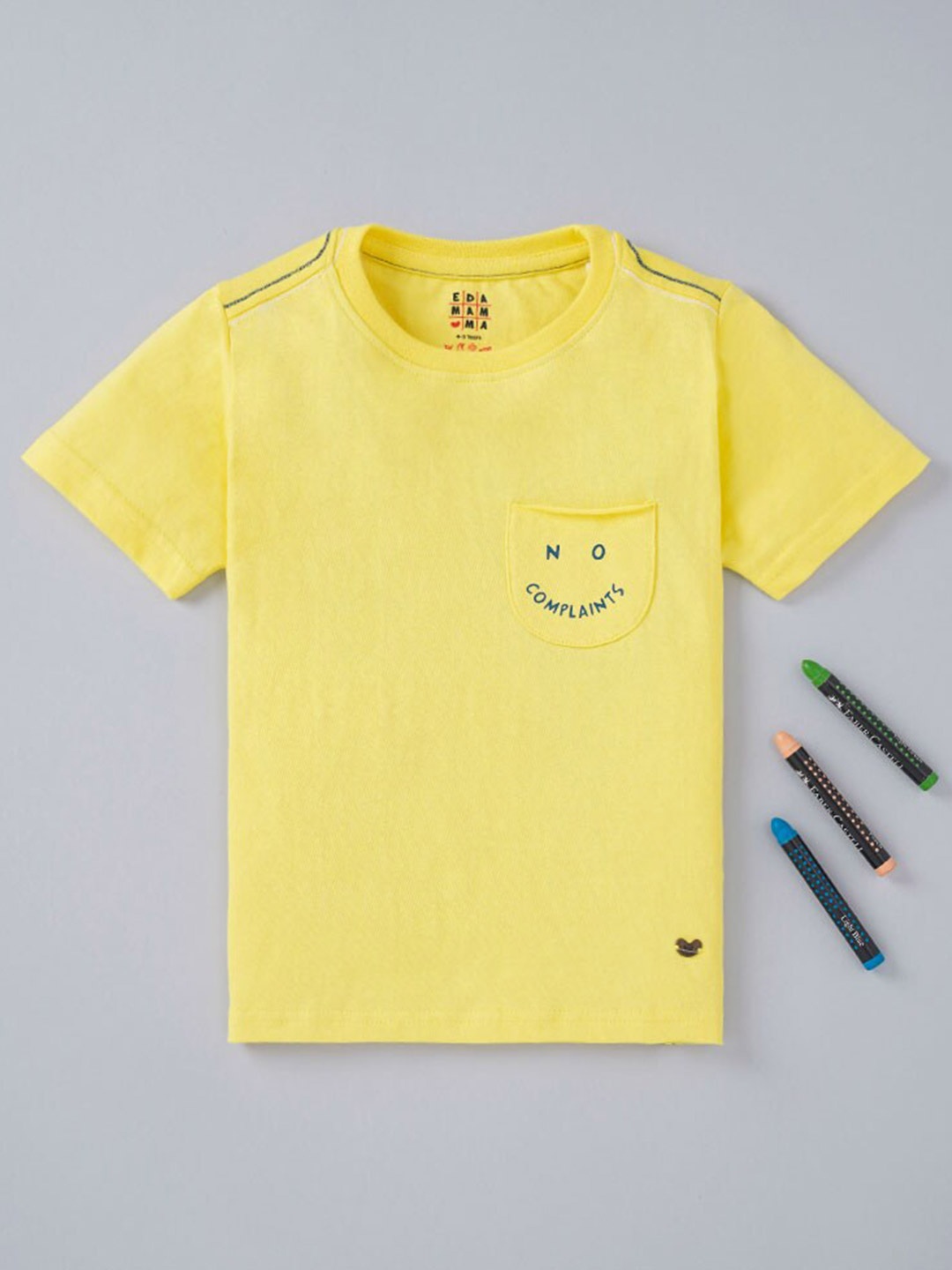 

Ed-a-Mamma Boys Yellow T-shirt