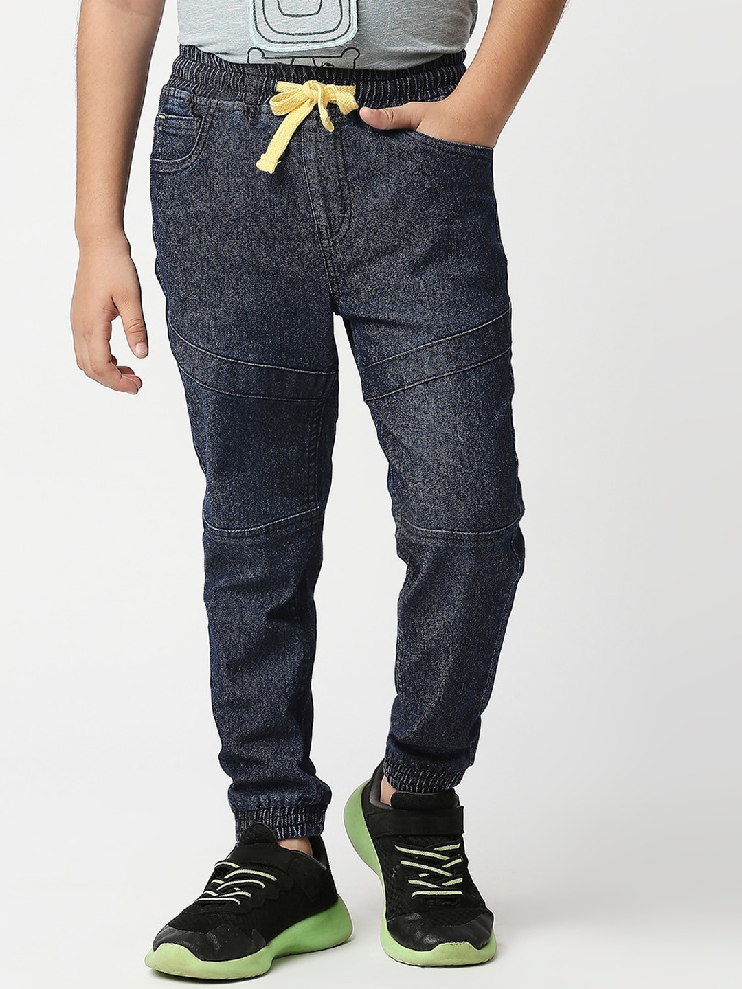 

High Star Boys Blue Slim Fit Stretchable Jogger Jeans