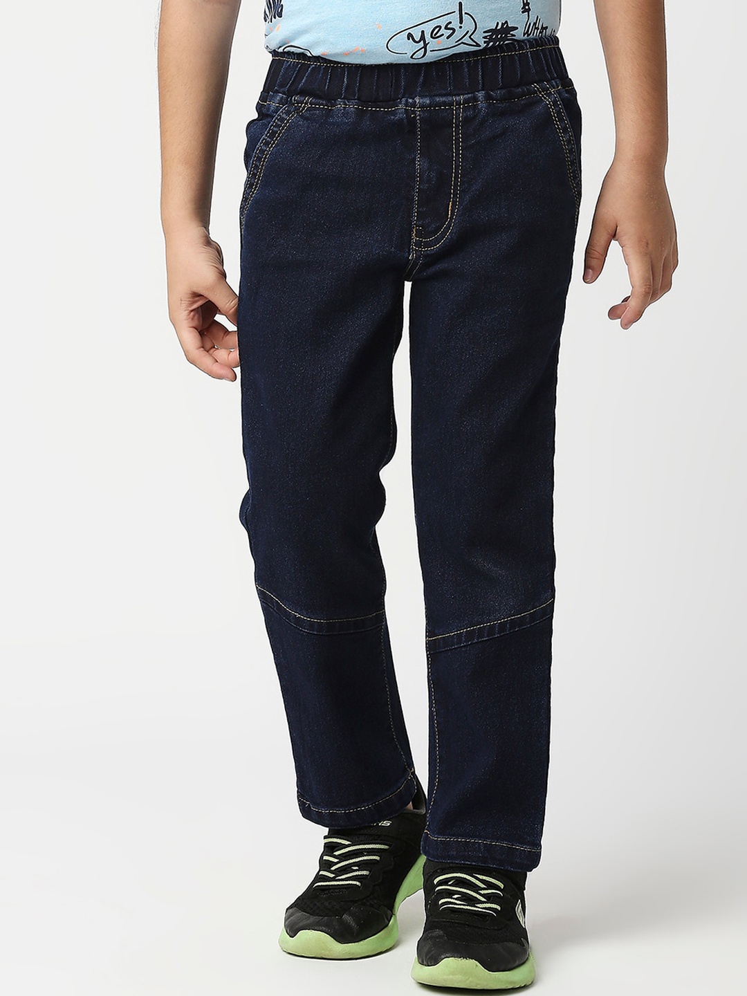 

High Star Boys Blue Slim Fit Stretchable Jeans