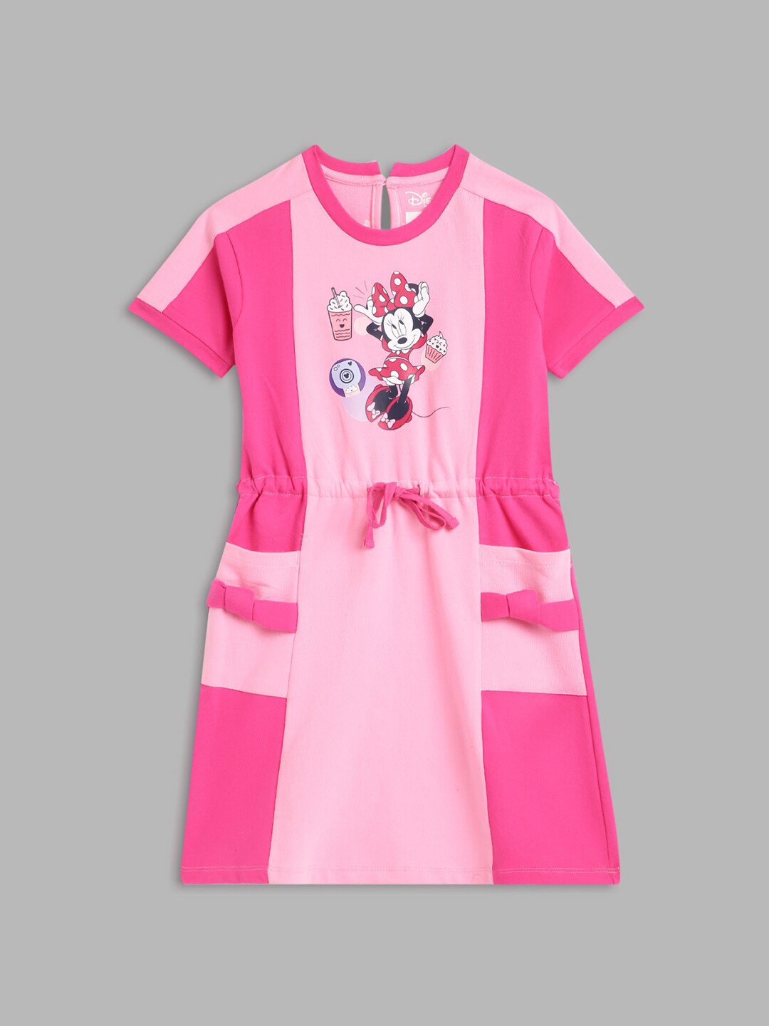 

Blue Giraffe Pink A-Line Minnie Mouse Dress