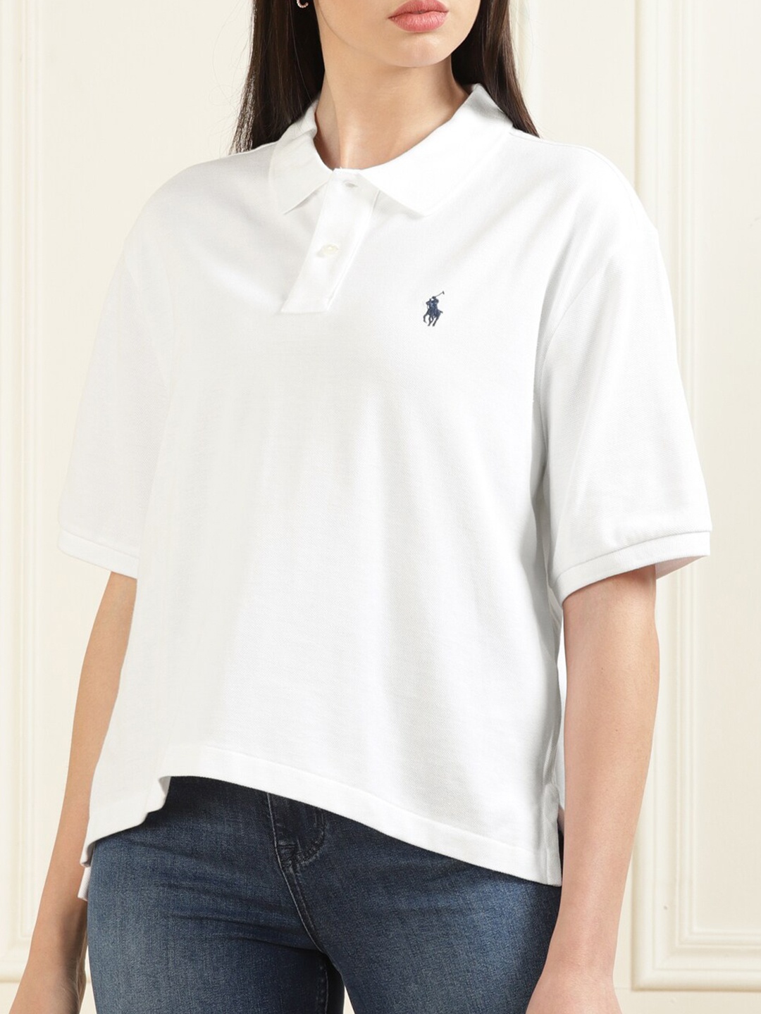 

Polo Ralph Lauren Women White Shirt Style Top