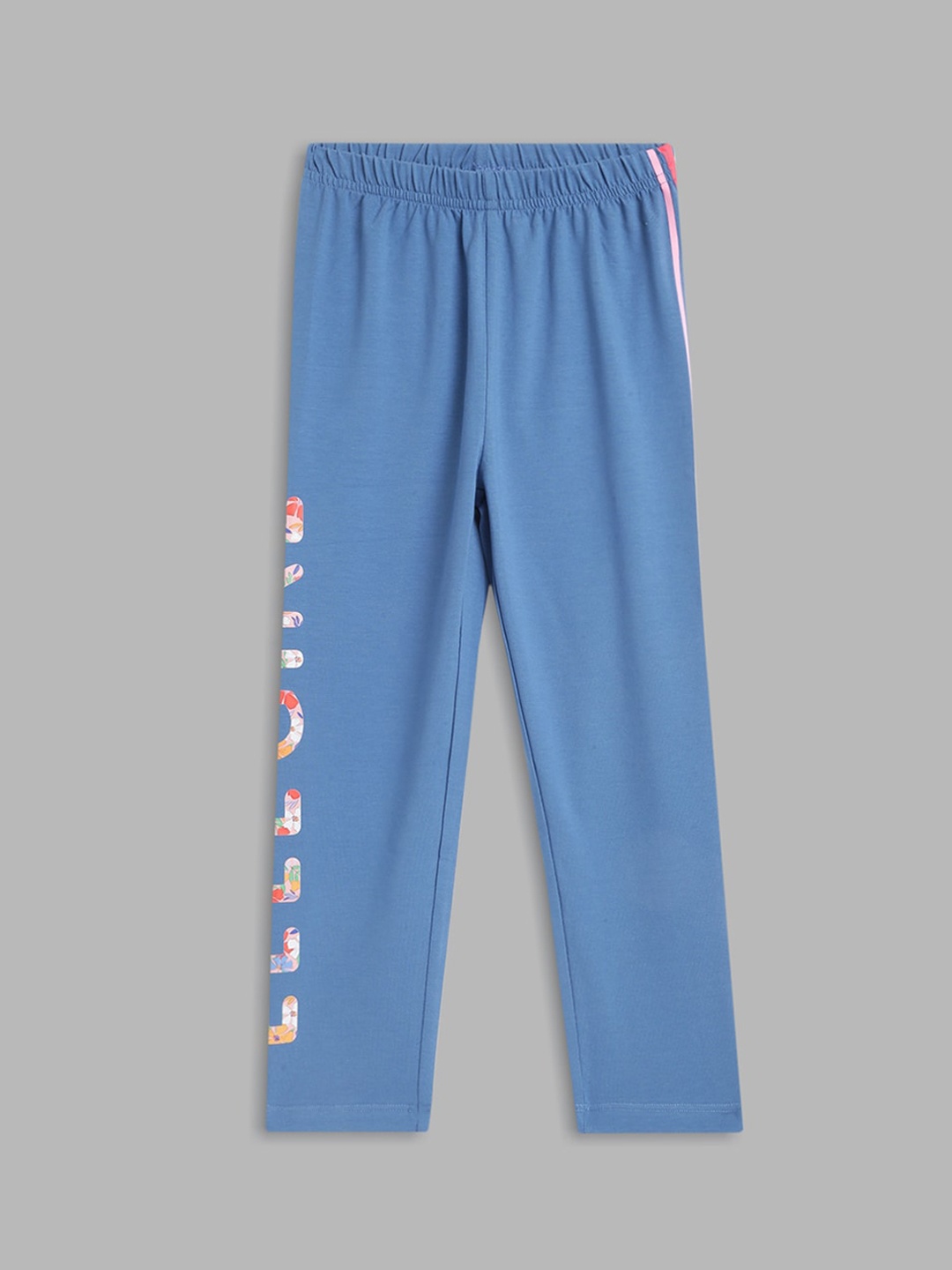 

ELLE Girls Blue Printed Leggings