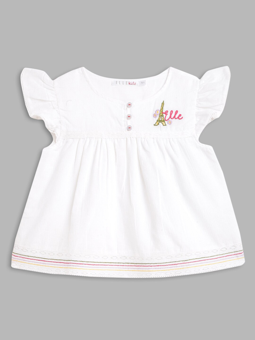 

ELLE Off White A-Line Top