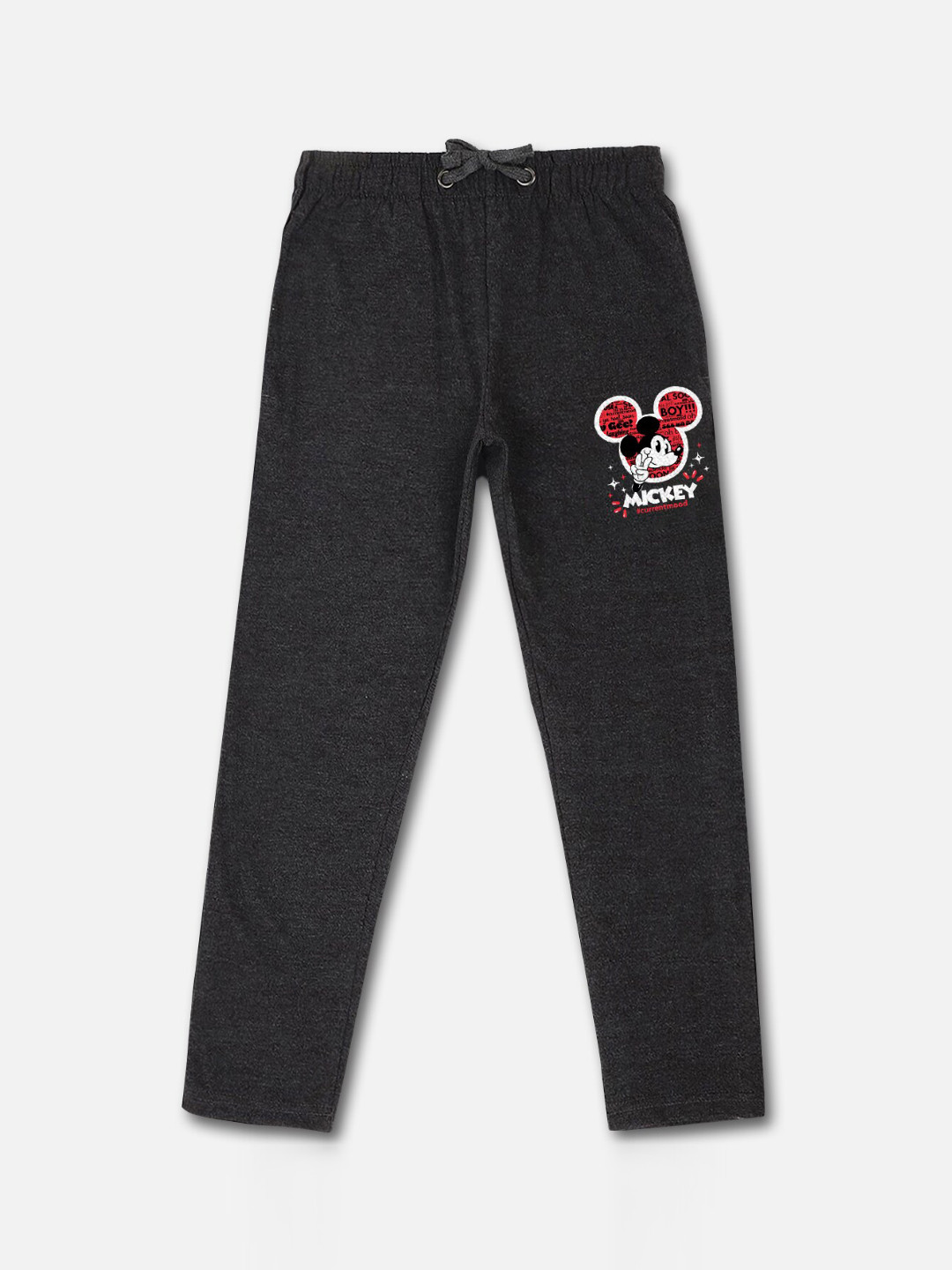 

Kids Ville Boys Grey Mickey Mouse Cotton Lounge Pants