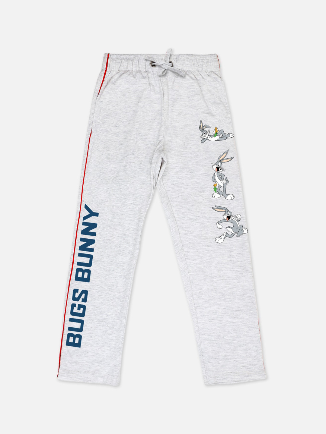 

Kids Ville Boys Grey Bugs Bunny Printed Cotton Lounge Pants