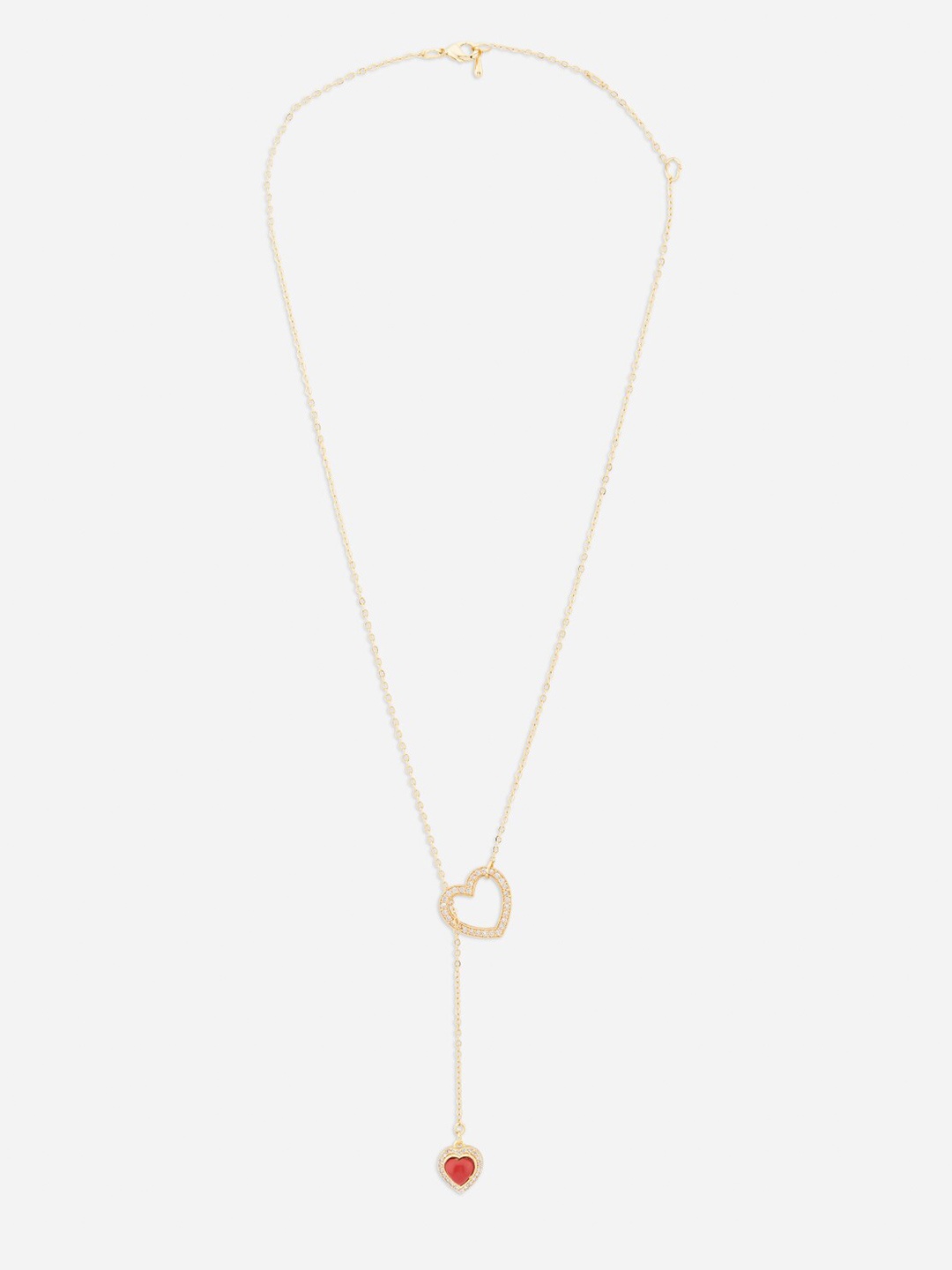 

MINUTIAE Gold-Toned & White Brass Gold-Plated Handcrafted Necklace